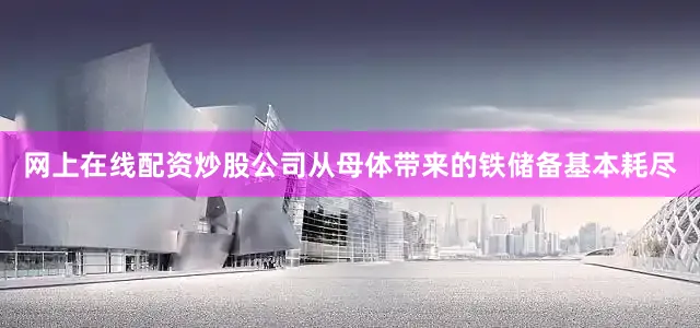 网上在线配资炒股公司从母体带来的铁储备基本耗尽